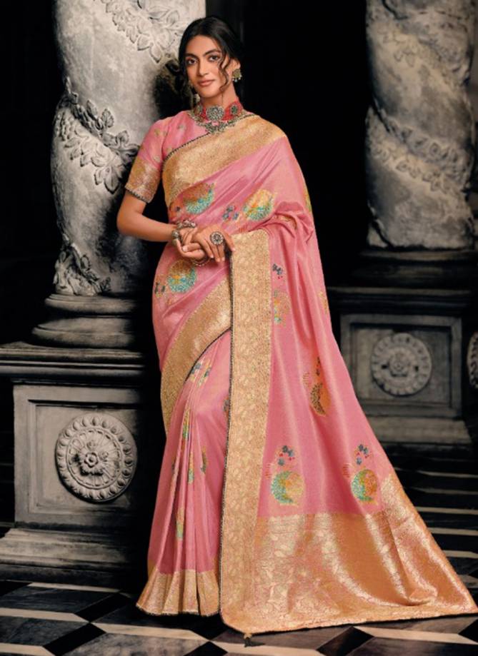 Tantra Pankh New Heavy Meena Tissue Festive Wear Saree Collection